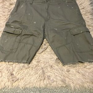 Wrangler Men's Olive Cargo Shorts